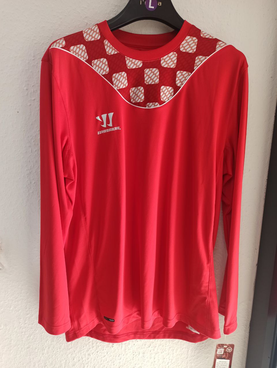 Warrior Red Long-Sleeve Goalkeeper Jersey (L)