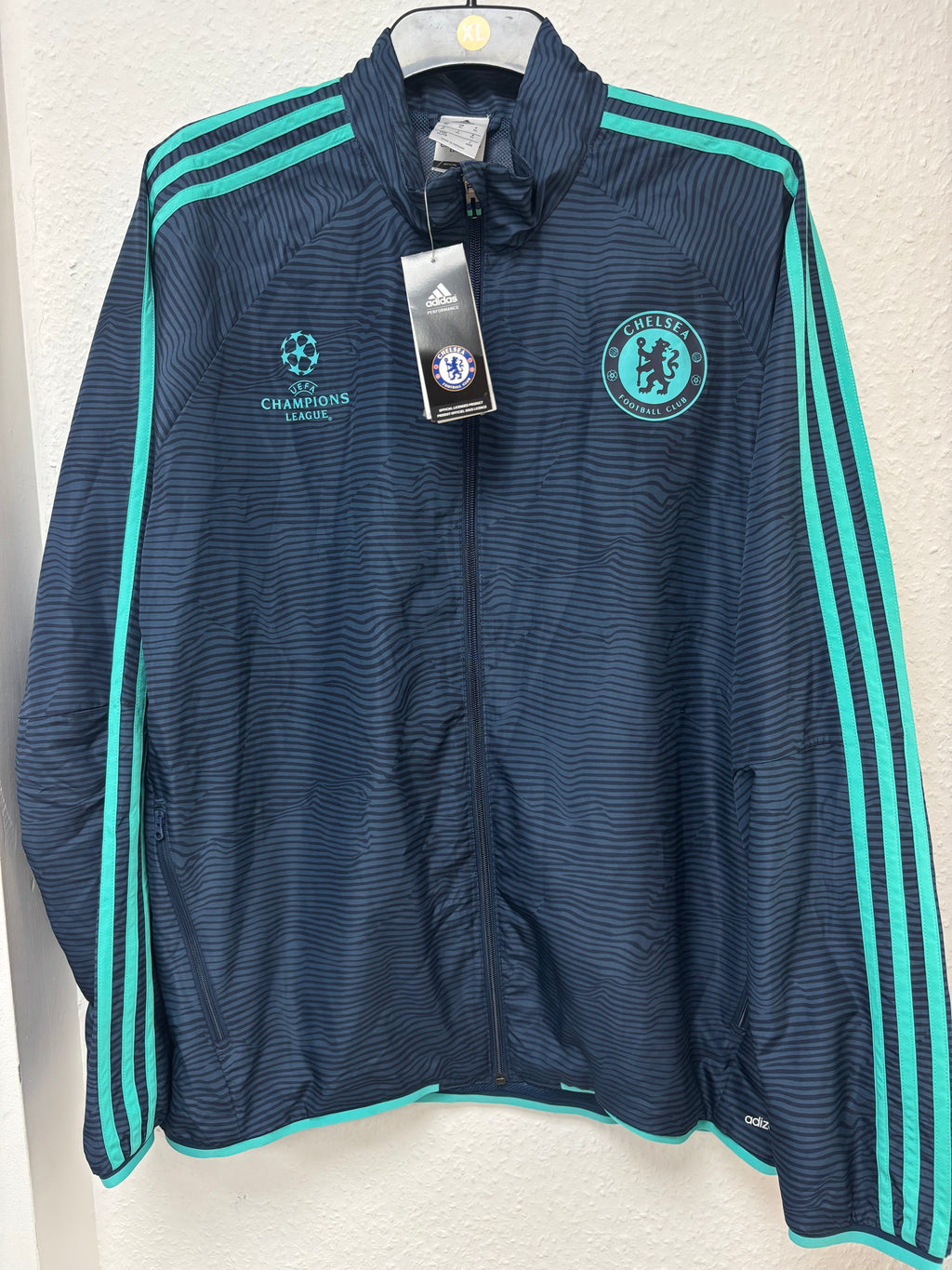 Vintage Chelsea FC adidas Champions League Anthem Jacket (XL)