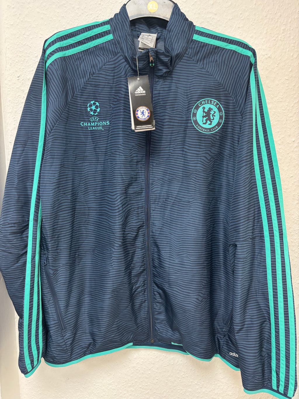 Vintage Chelsea FC adidas Champions League Anthem Jacket (XL)