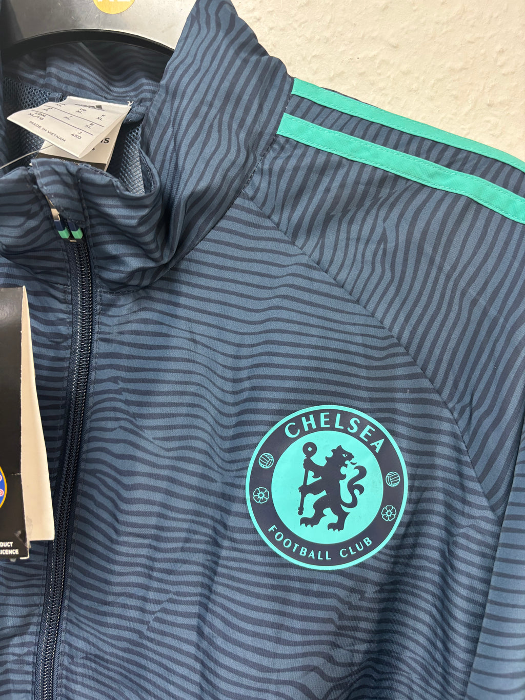 Vintage Chelsea FC adidas Champions League Anthem Jacket (XL)