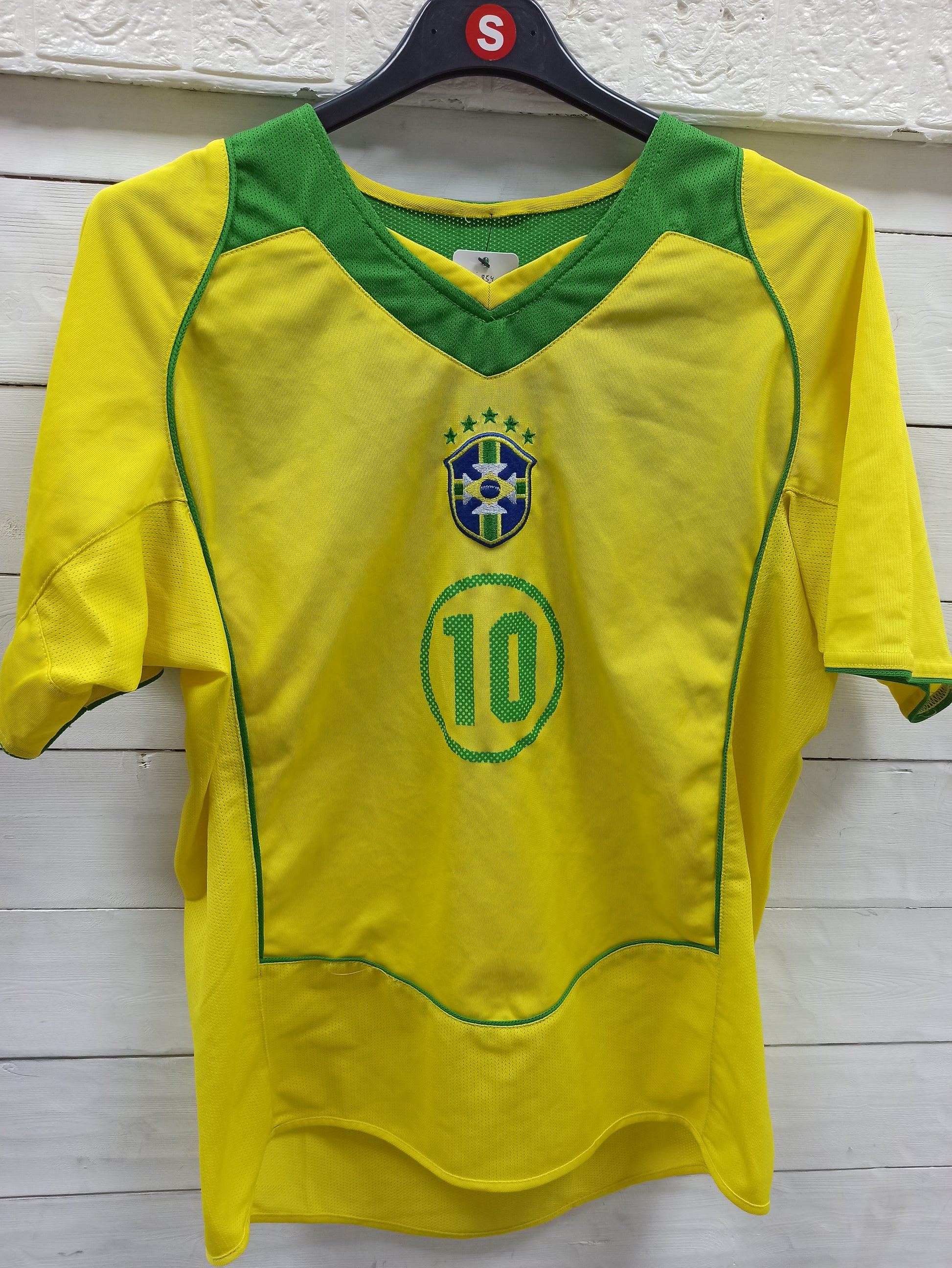 Authentic Brazil National Football Team Jersey with #10