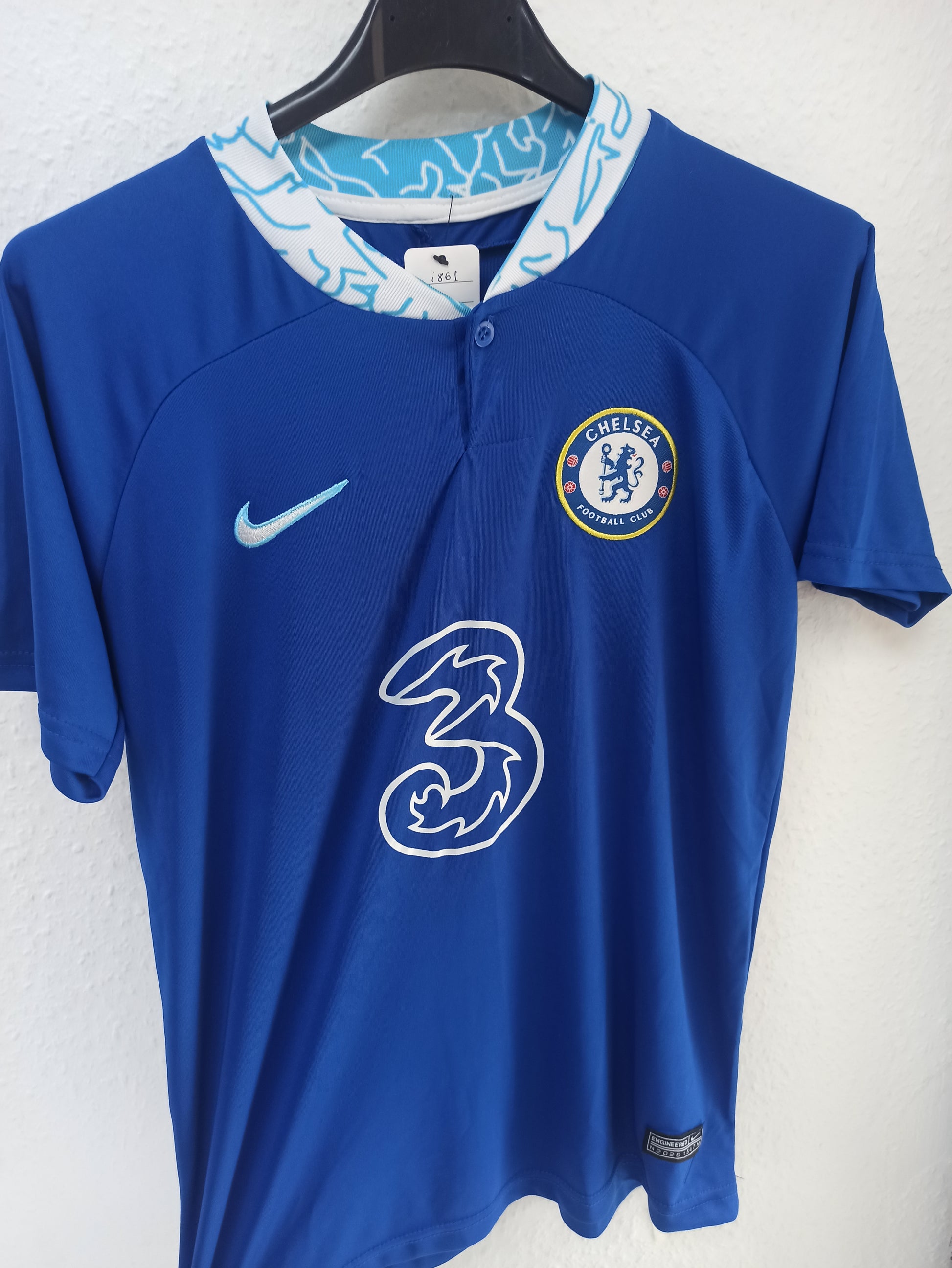 Chelsea FC 2022-23 Home Jersey with Sterl (XS)
