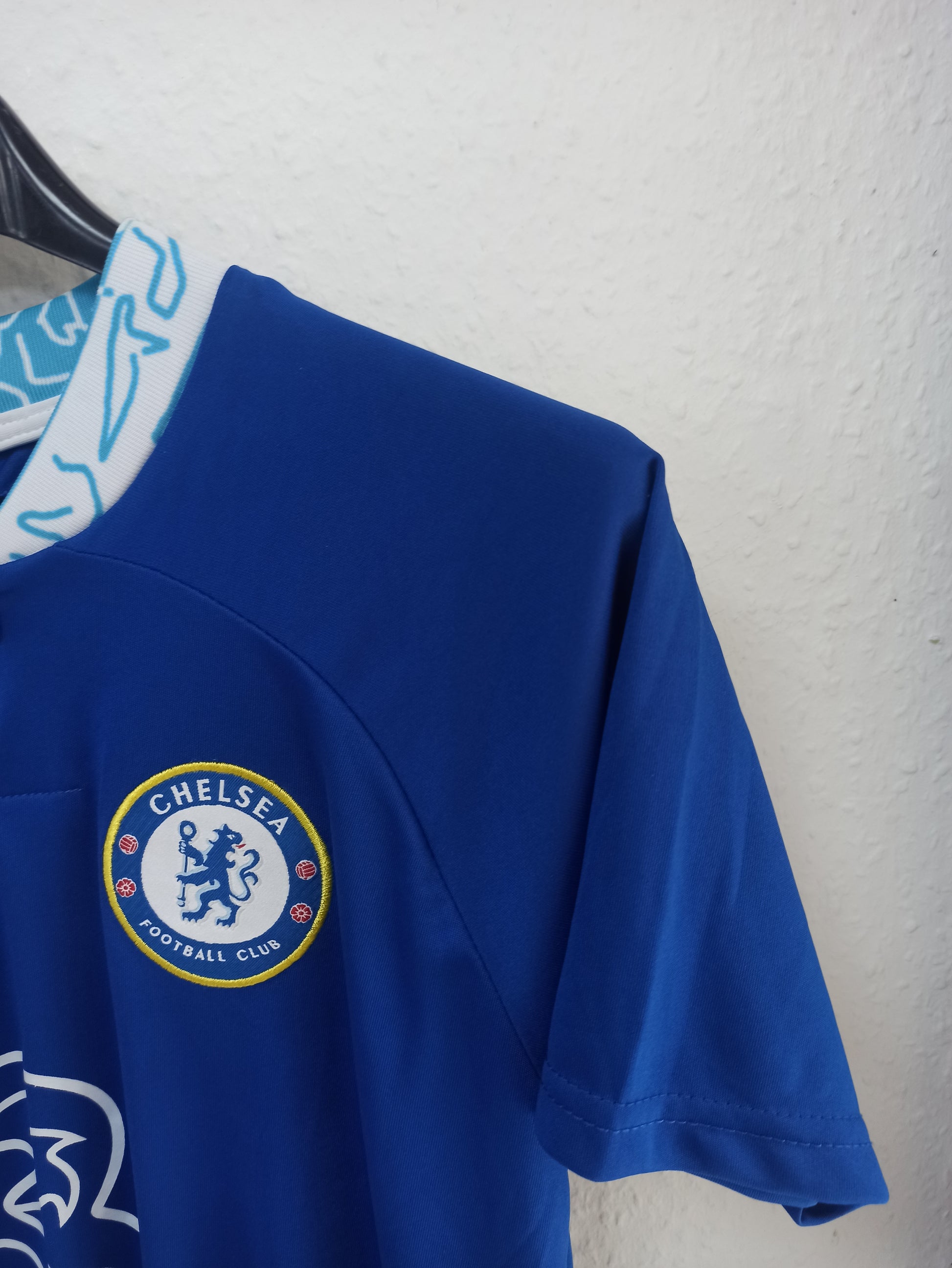 Chelsea FC 2022-23 Home Jersey with Sterl (XS)