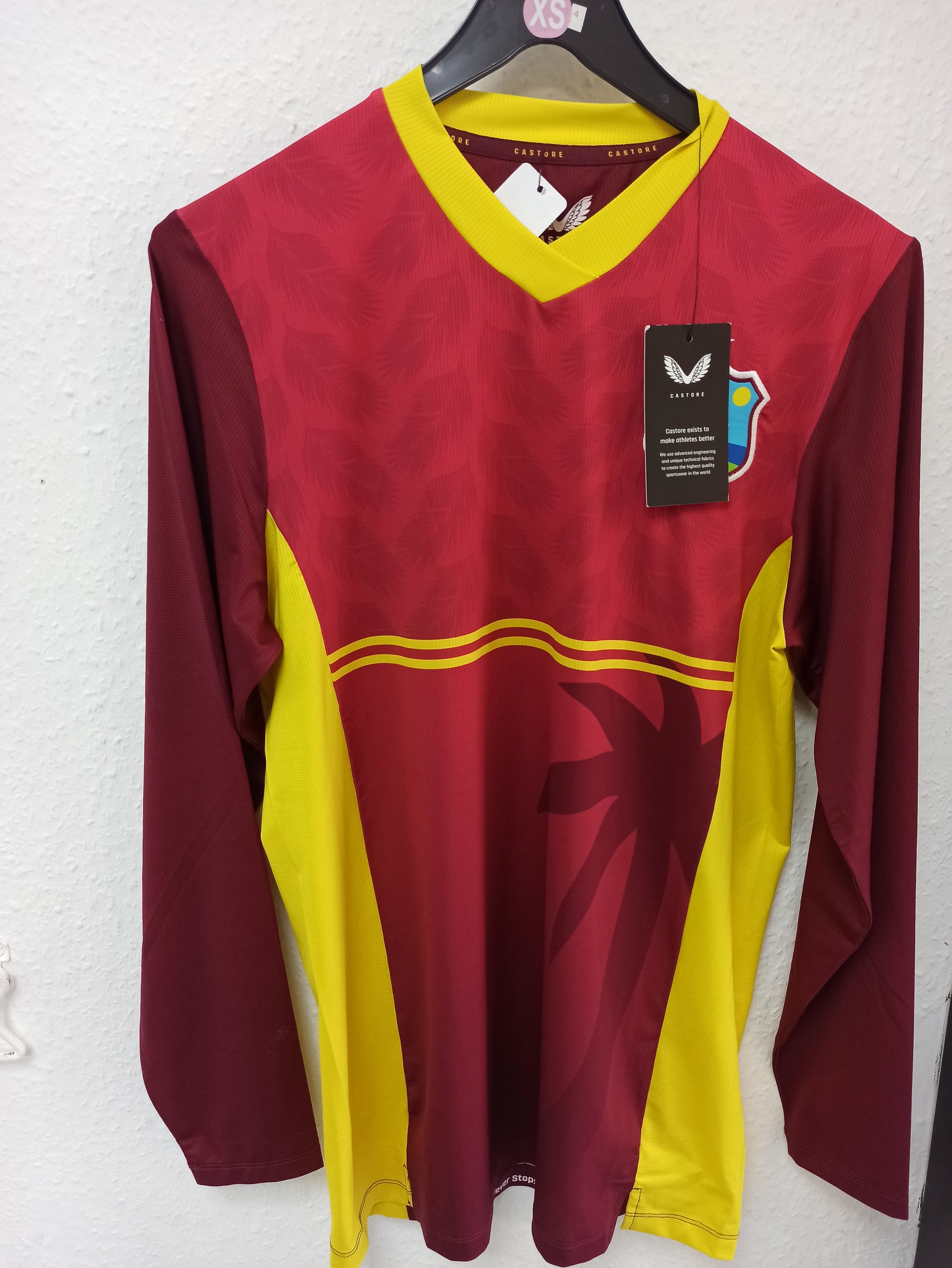 West Indies Cricket Team Castore T20 World Cup Jersey  (XS - S)