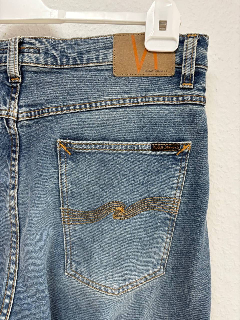 Nudie Jeans Co. Light Wash Denim Jeans (36 / 36)