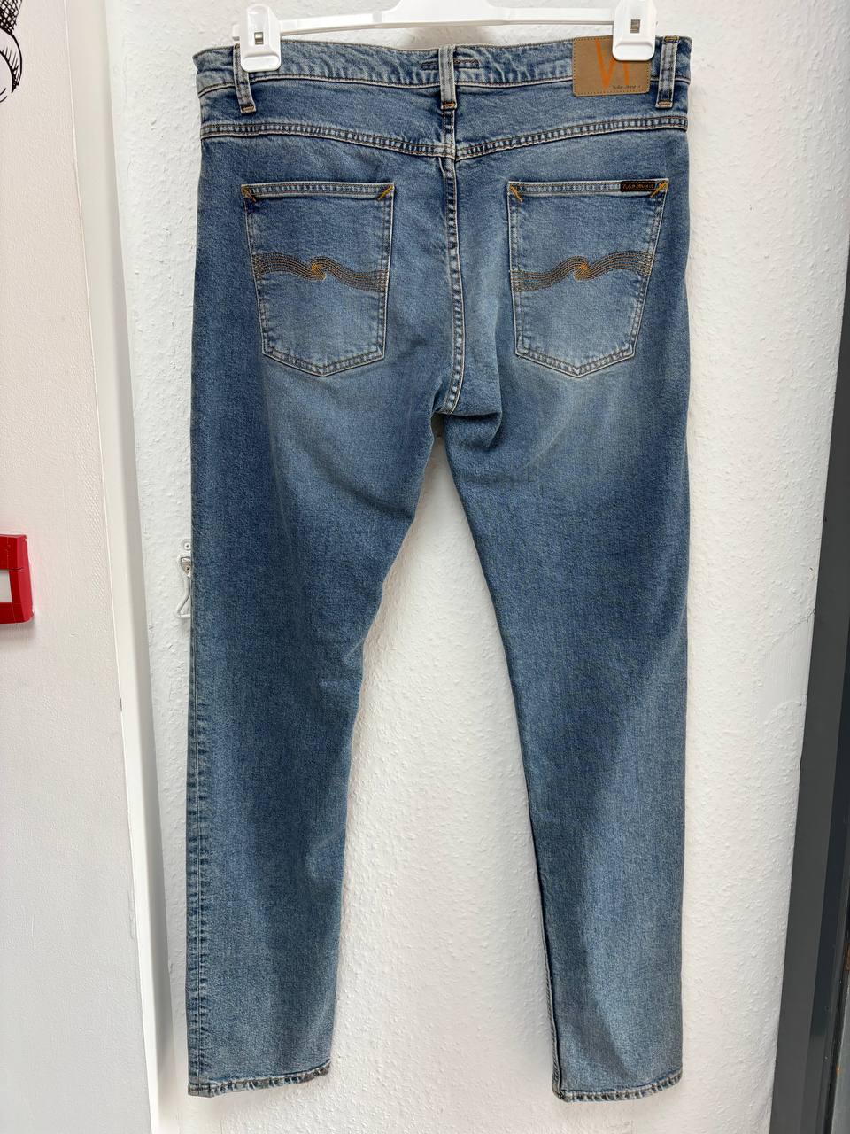 Nudie Jeans Co. Light Wash Denim Jeans (36 / 36)