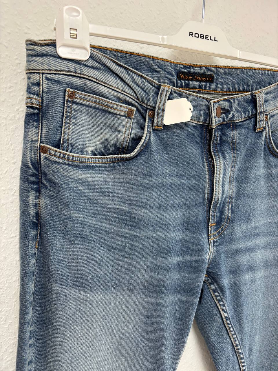 Nudie Jeans Co. Light Wash Denim Jeans (36 / 36)