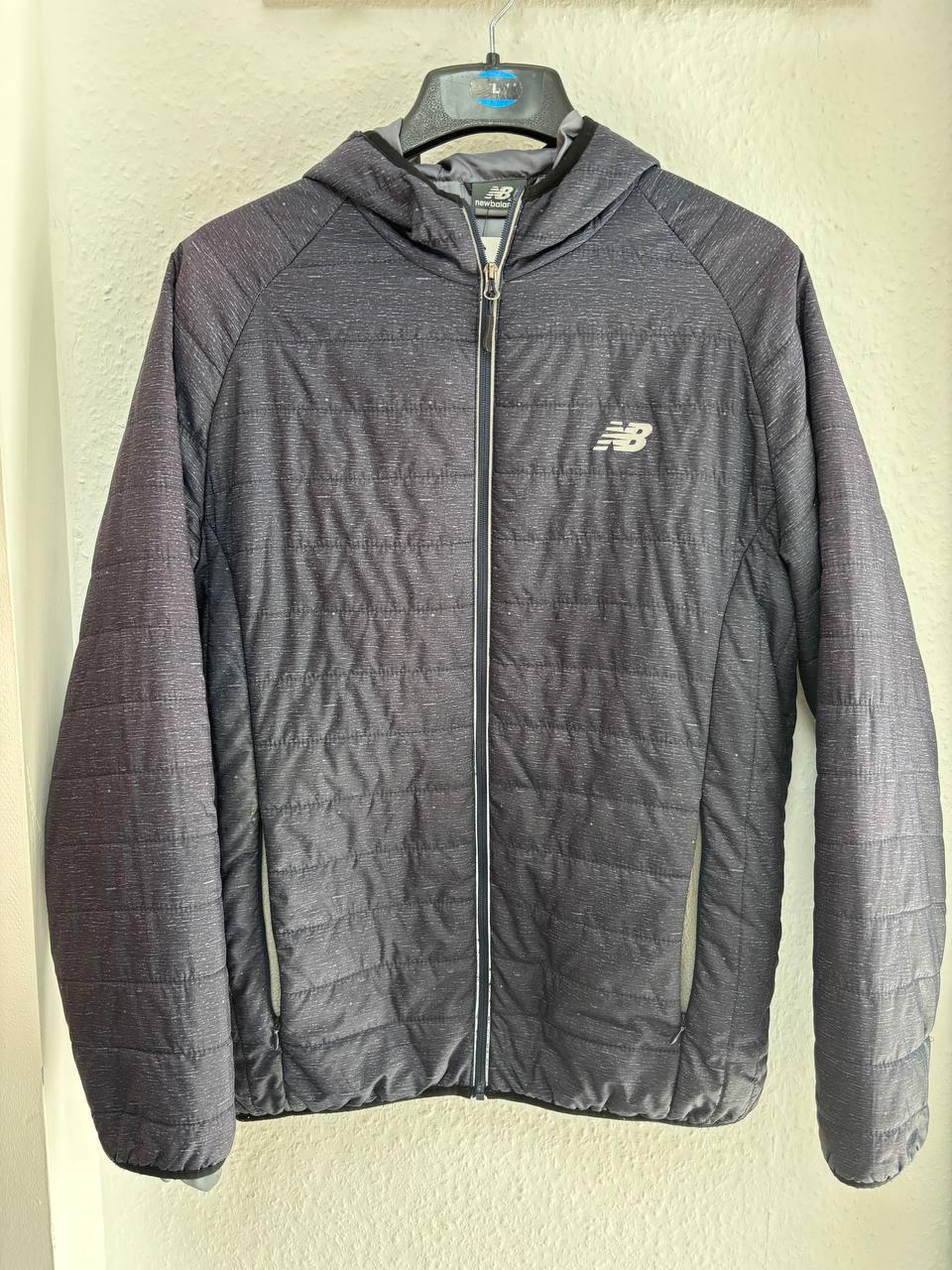 New Balance Performance Running Jacket - Dark Color with Contrast Zips (M -L )