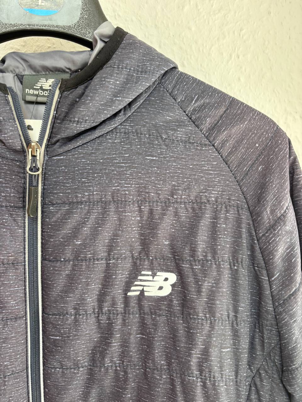 New Balance Performance Running Jacket - Dark Color with Contrast Zips (M -L )