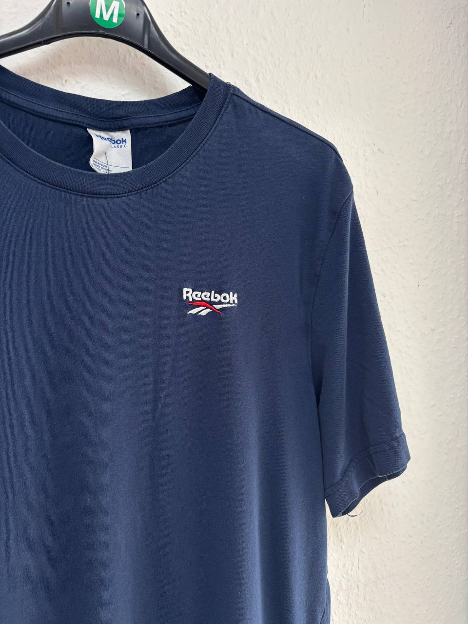 Reebok Classic Logo T-Shirt - Navy Blue (M)