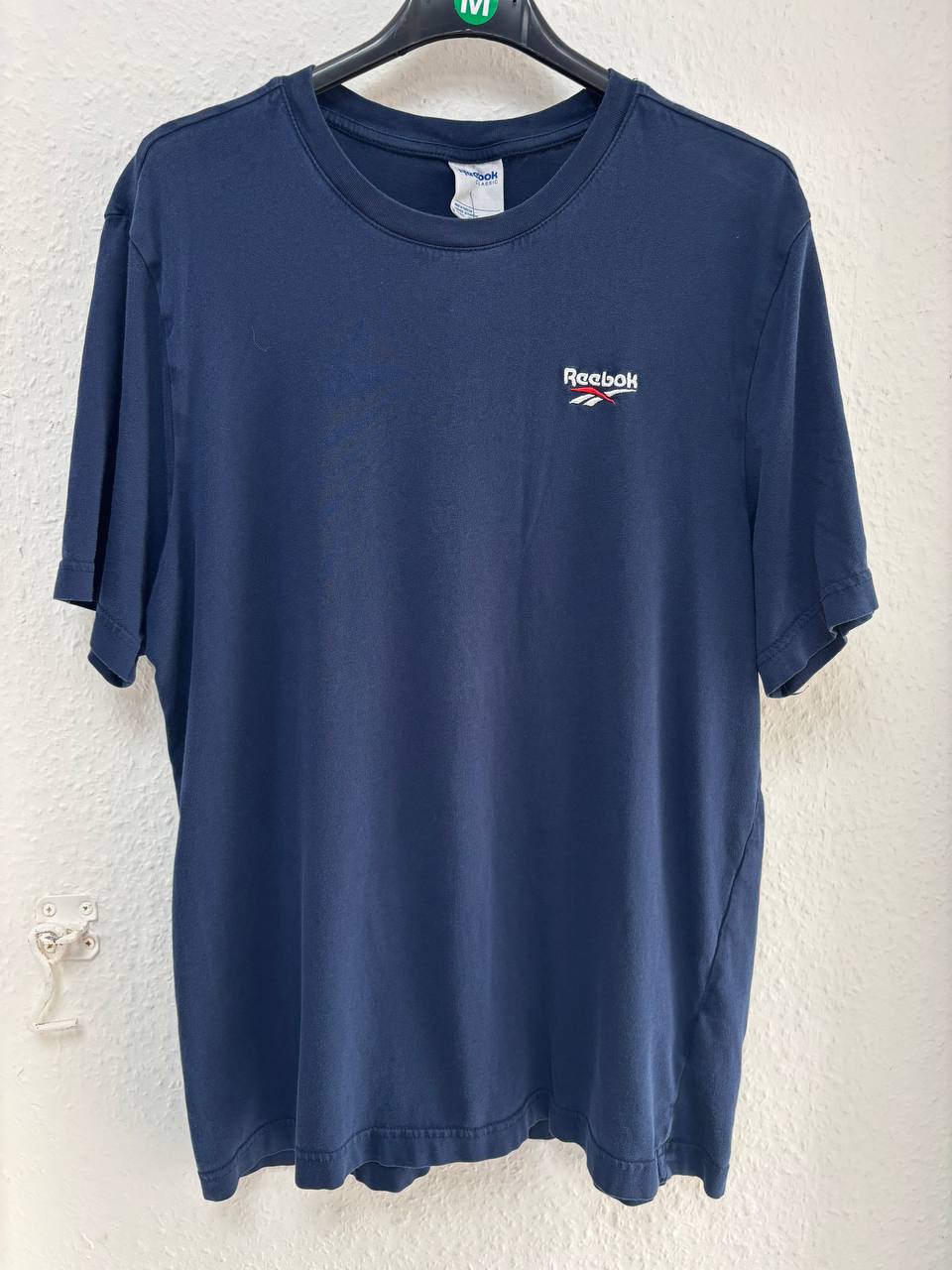 Reebok Classic Logo T-Shirt - Navy Blue (M)