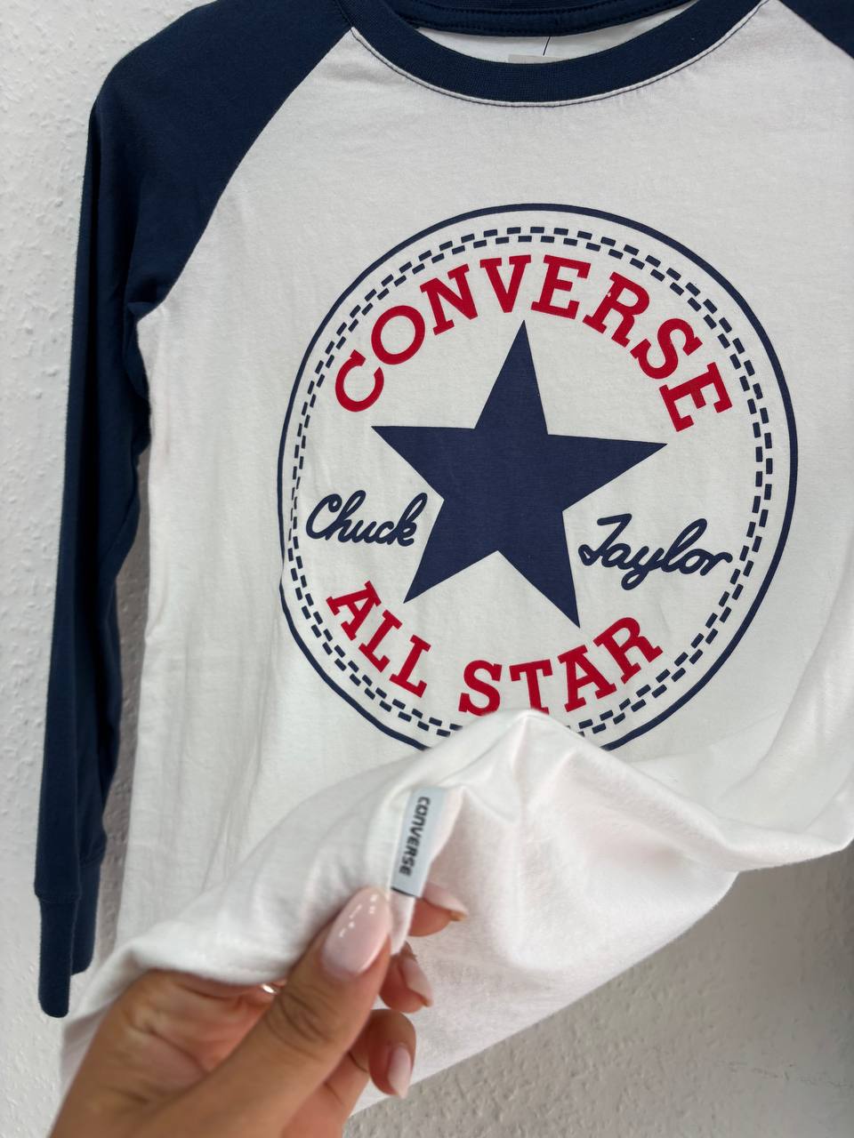 Converse Chuck Taylor All Star Raglan Long Sleeve T-Shirt (11 - 13 Years)