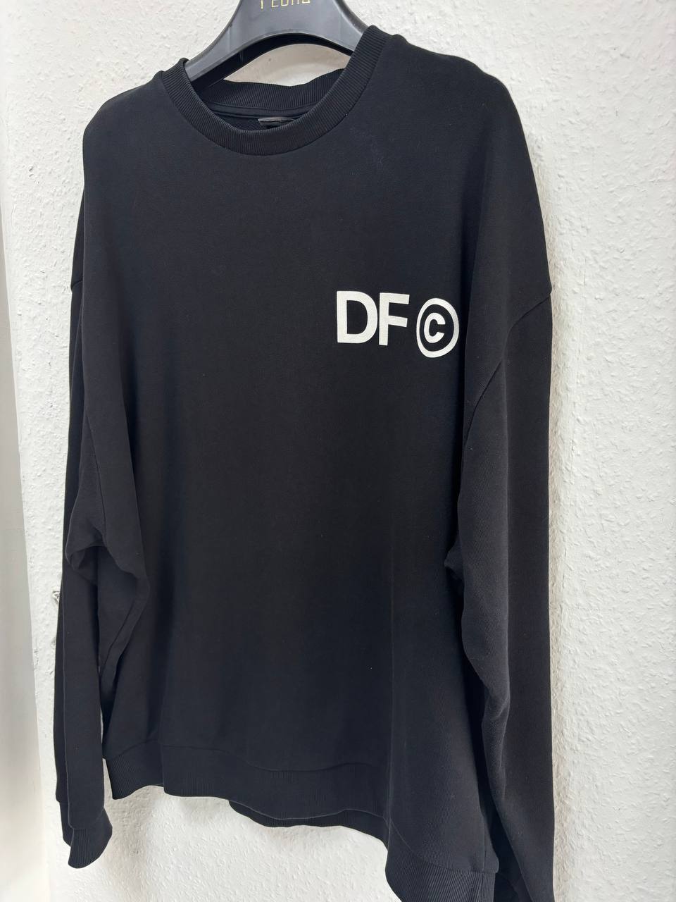 DF© Logo Black Crewneck Sweatshirt (L)
