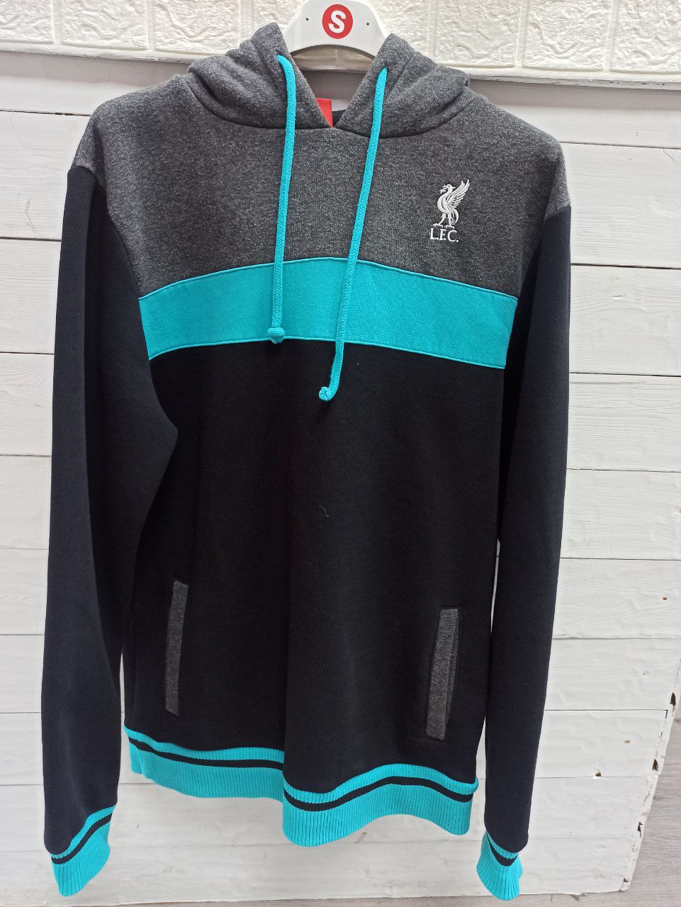 Liverpool FC LFC Color Block Hoodie (S)