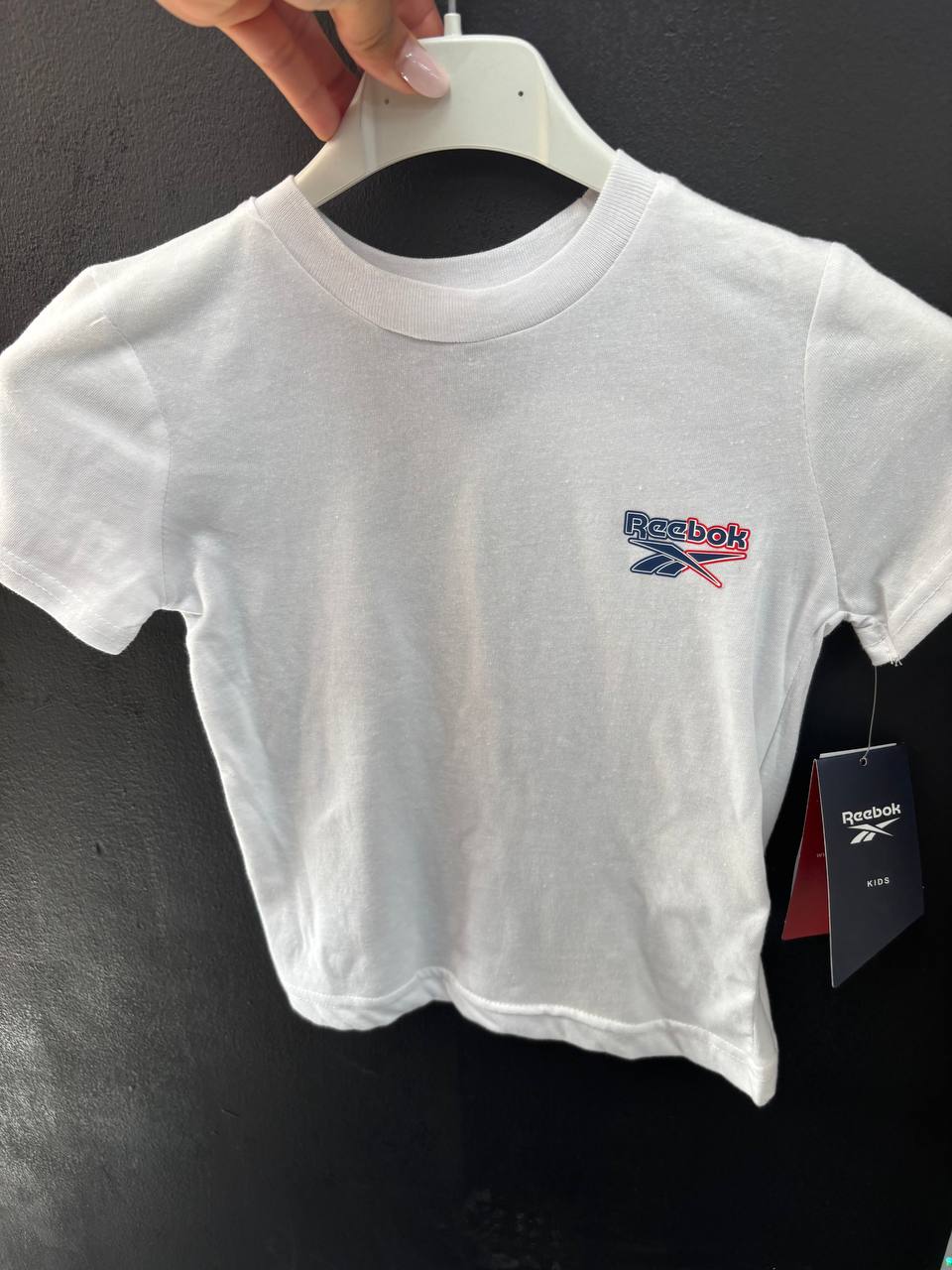 Reebok Kids' White Short Sleeve T-Shirt  (2 - 3 Years)