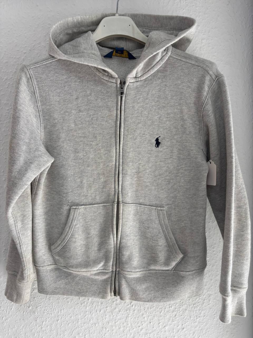 Polo Ralph Lauren Kids' Heather Grey Full-Zip Hoodie (6 - 8 Years)