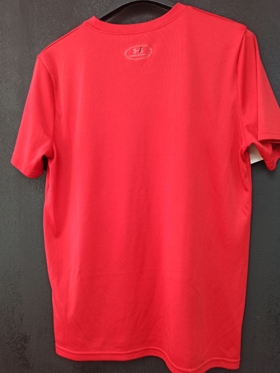 Under Armour Men's Red Big Logo Short Sleeve Training T-Shirt (S - M)