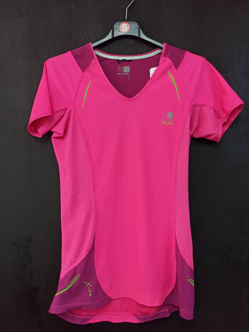 Karrimor Women's Pink & Purple Xlite Run Short Sleeve T-Shirt (S)