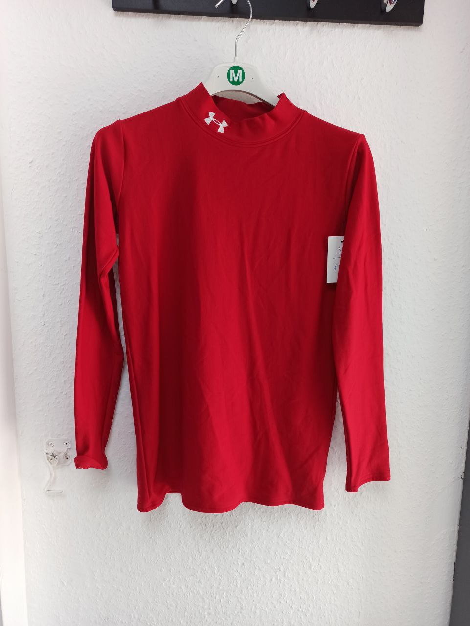 Under Armour Red Mock Neck Base Layer (S - M)