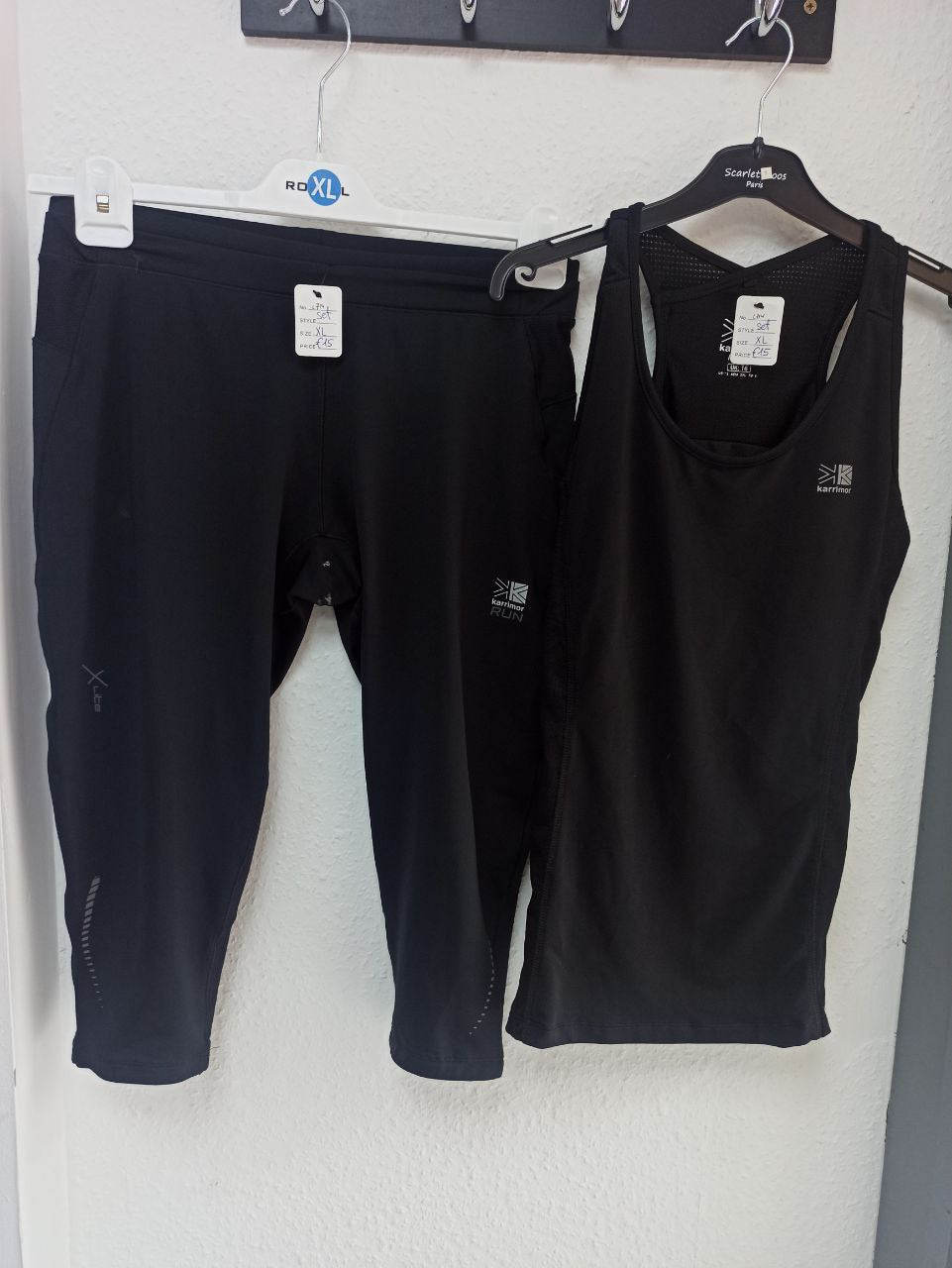 Karrimor Running Co-ord Set: Capris and Tank Top (XL)
