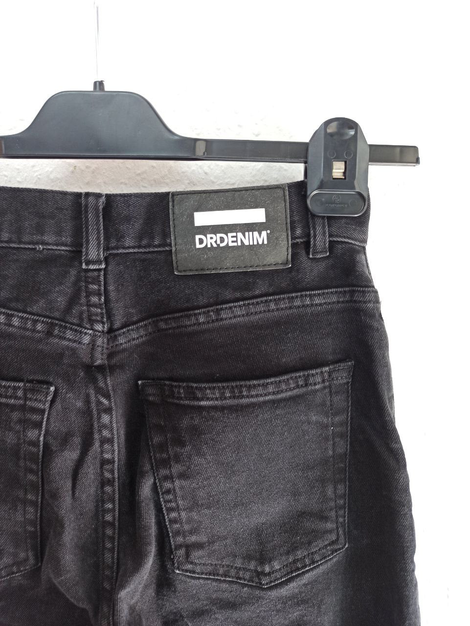 Dr. Denim Black Wash Jeans with Brand Patch (S)