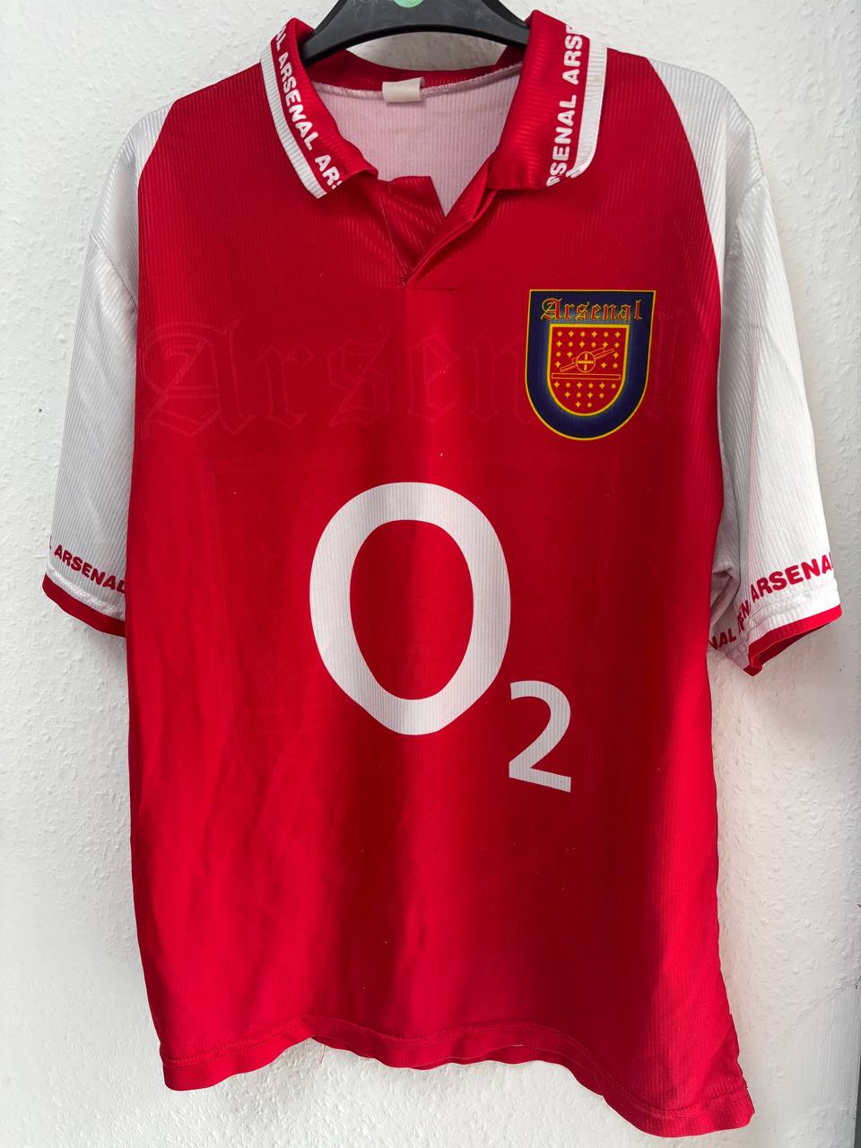 Vintage Arsenal Home Jersey - Nike O2 Sponsor (L - M)