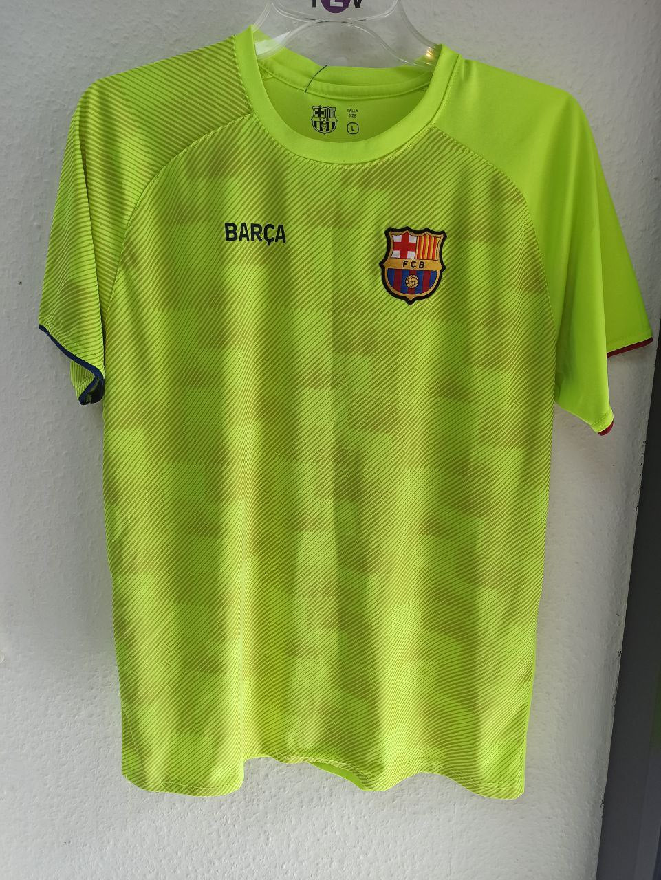 FC Barcelona Nike Training Jersey - Neon Yellow/Green (L)