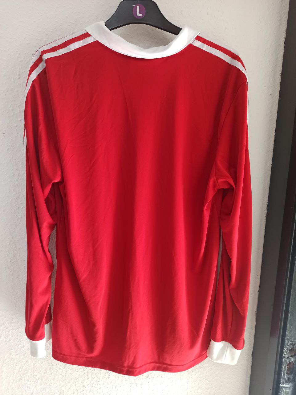 Chile National Football Team Adidas Retro Long-Sleeve Jersey (L)