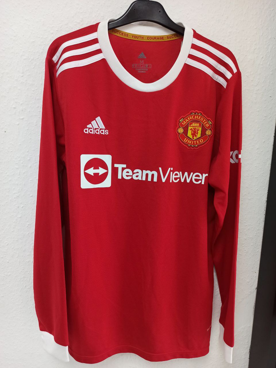 Manchester United Long Sleeve Home Jersey 2021/2022 - Cristiano Ronaldo #7 (M)