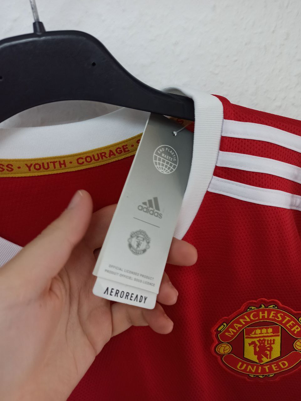 Manchester United Long Sleeve Home Jersey 2021/2022 - Cristiano Ronaldo #7 (M)
