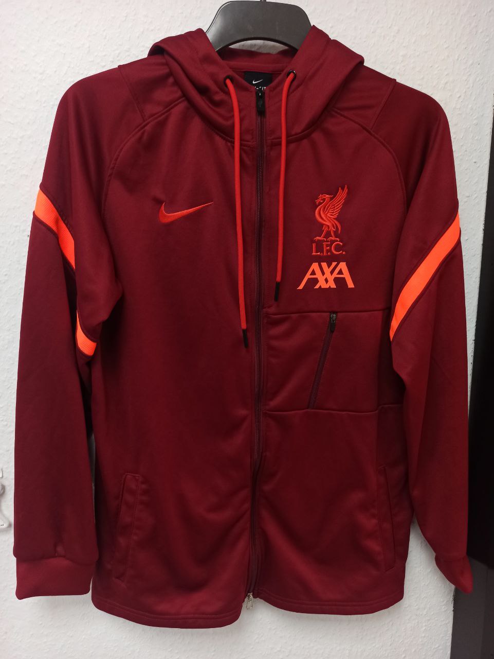 Liverpool FC Maroon Full-Zip Hoodie/Jacket (М)