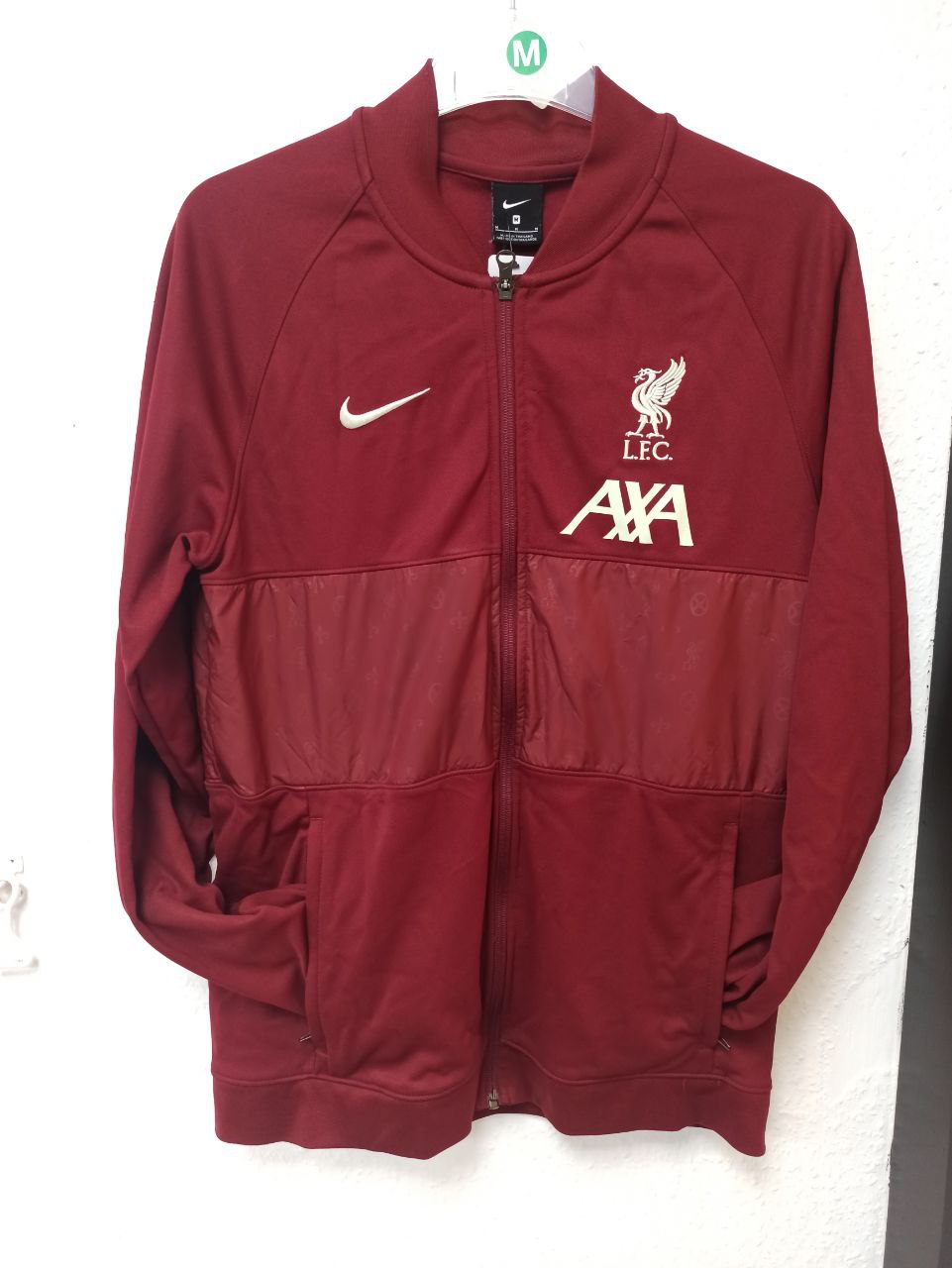 Liverpool FC Maroon Full-Zip Track Jacket (M)