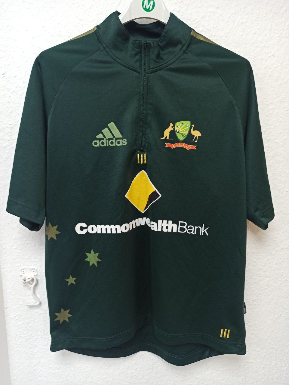 Australia National Team Rugby/Football Jersey - Green/Gold (M)
