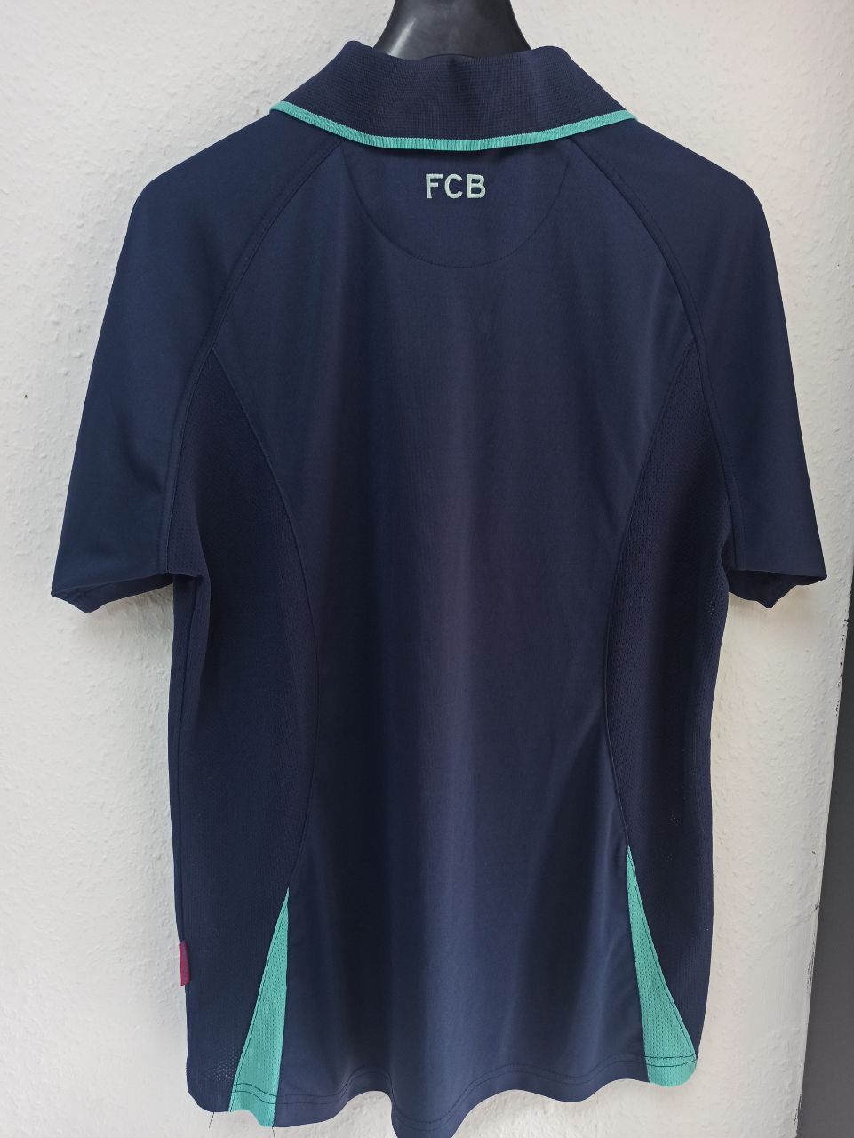 FC Barcelona Polo Shirt Nike Navy Blue Teal (L)