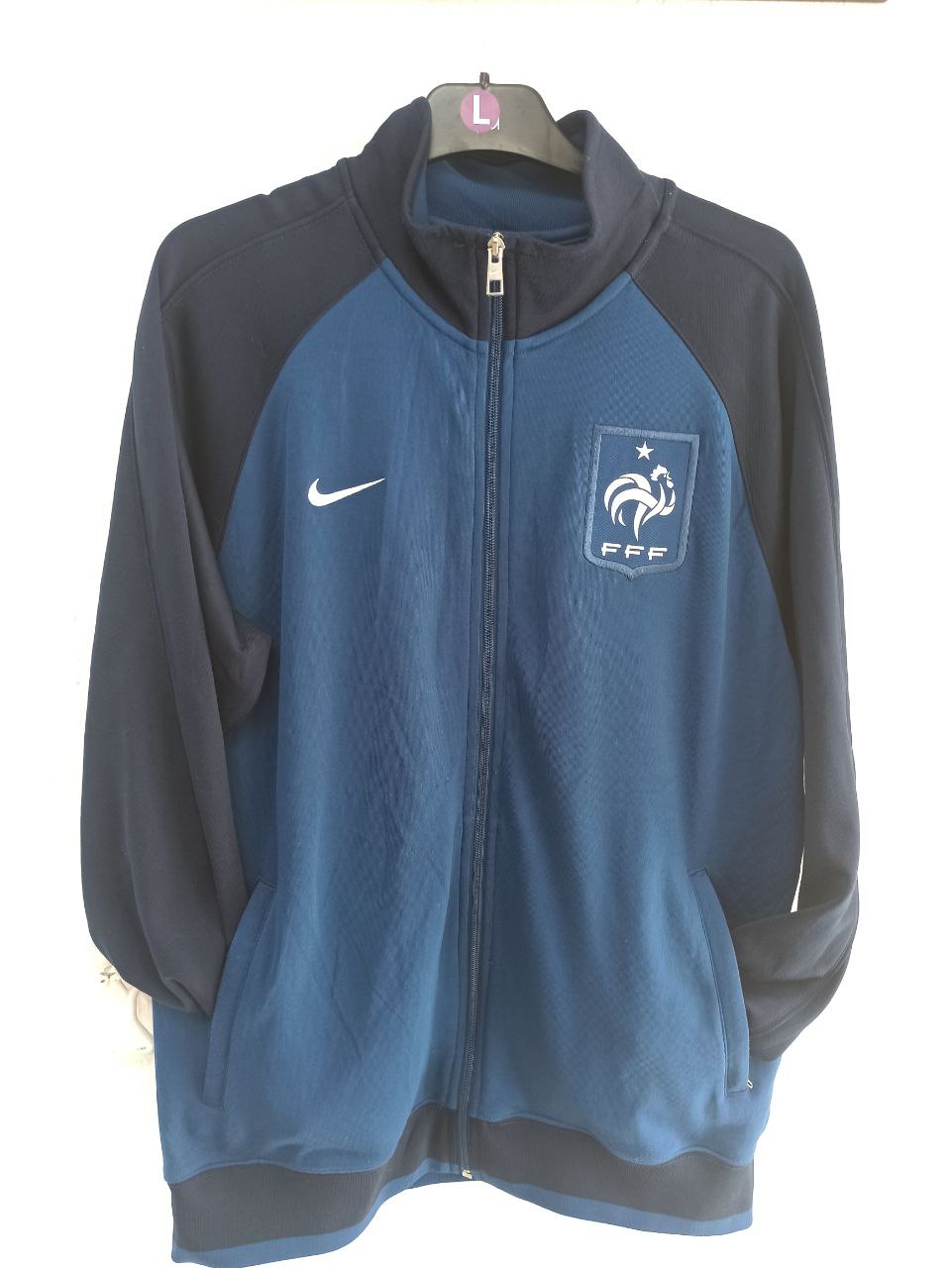 France National Team Tracksuit Jacket Nike Blue (L)