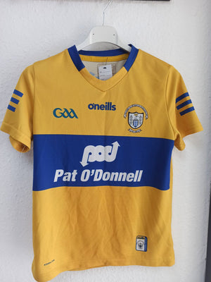Clare GAA Kids' Home Jersey - Yellow & Blue (10 - 11 Years)