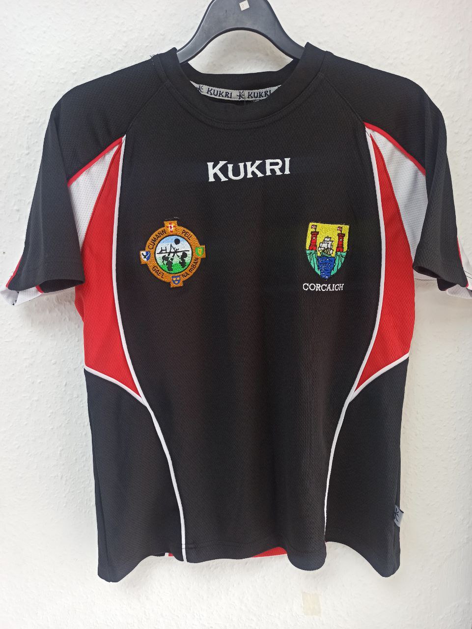 Cuala G.A.A. Kids' Jersey - Black & Red (XS) (12-13 Years)