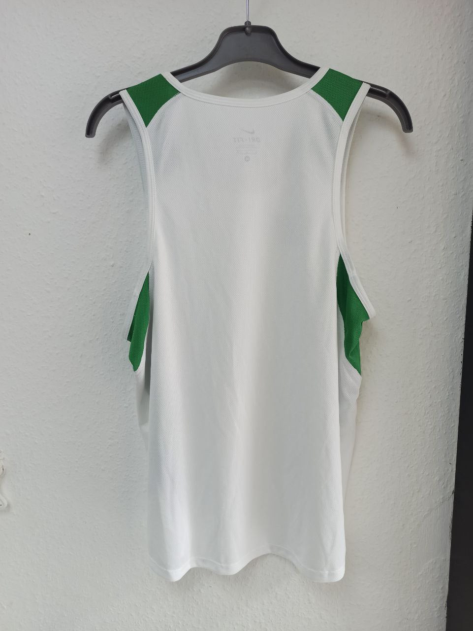 Athletics Kildare Nike Running Vest - White & Green (M)