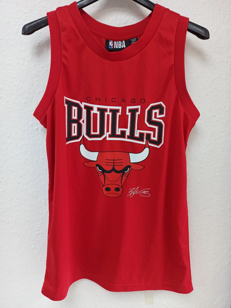 Chicago Bulls NBA Red Tank Top Jersey (11 - 12 Years)
