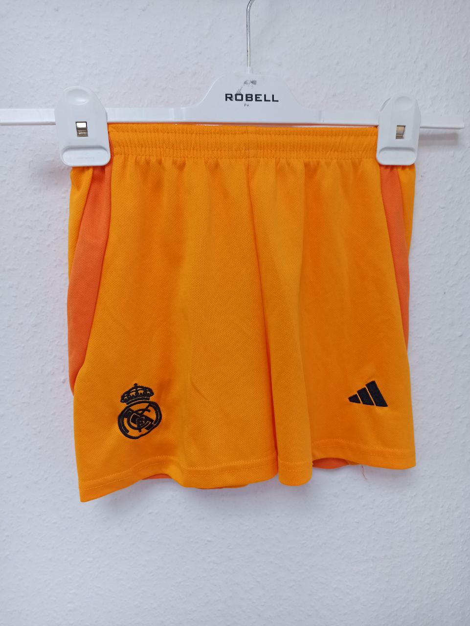 Kylian Mbappé Real Madrid Third/Away Kit - Orange #9 (4 -6 Years)
