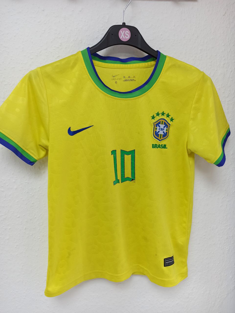 Neymar Jr Brazil National Team Jersey - Yellow #10 (5 - 6 Years)