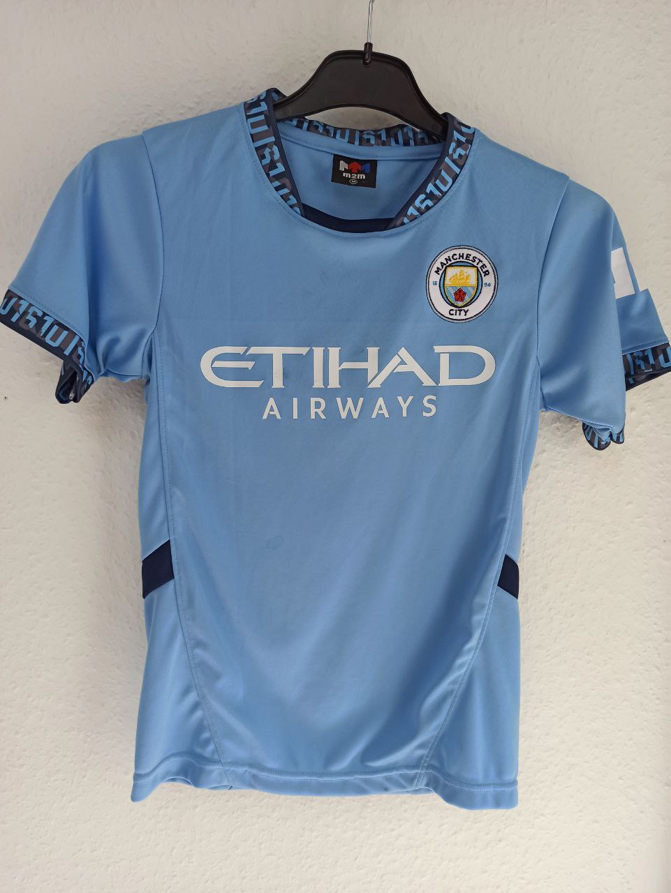 Erling Haaland Manchester City Home Kit - Light Blue #9 (5 - 6 Years)