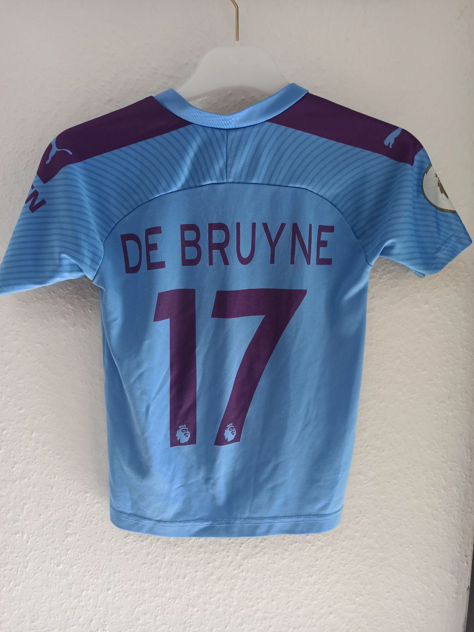 Manchester City Home Kit De Bruyne #17 2019/20 (4 - 5 Years)