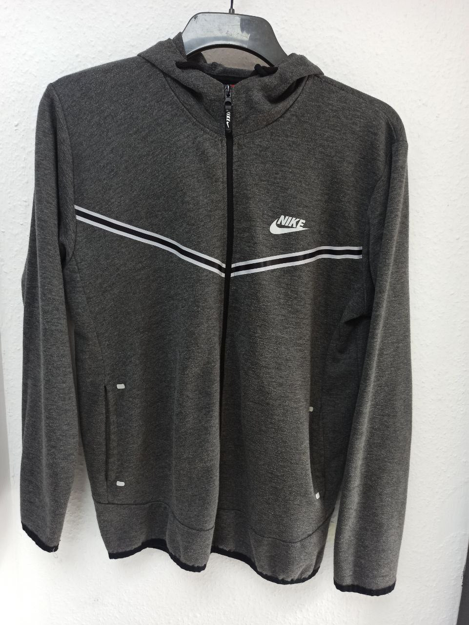 Nike Men's Tech Fleece Full Zip Hoodie - Grey (XL)