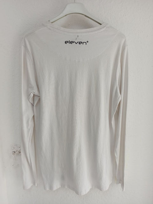 11 Degrees Men's Long-Sleeve T-Shirt - White (XS -S)