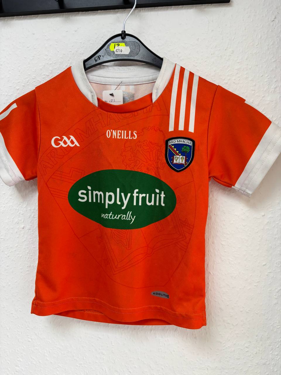 Armagh GAA O'Neills Home Jersey (1 - 2 Years)