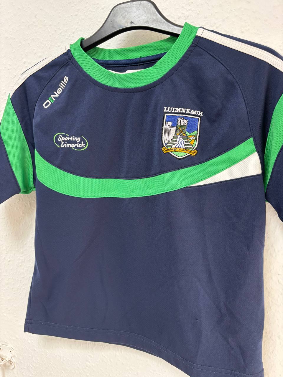 O'Neills Limerick GAA Navy & Green Training Jersey (4 - 6 Years)