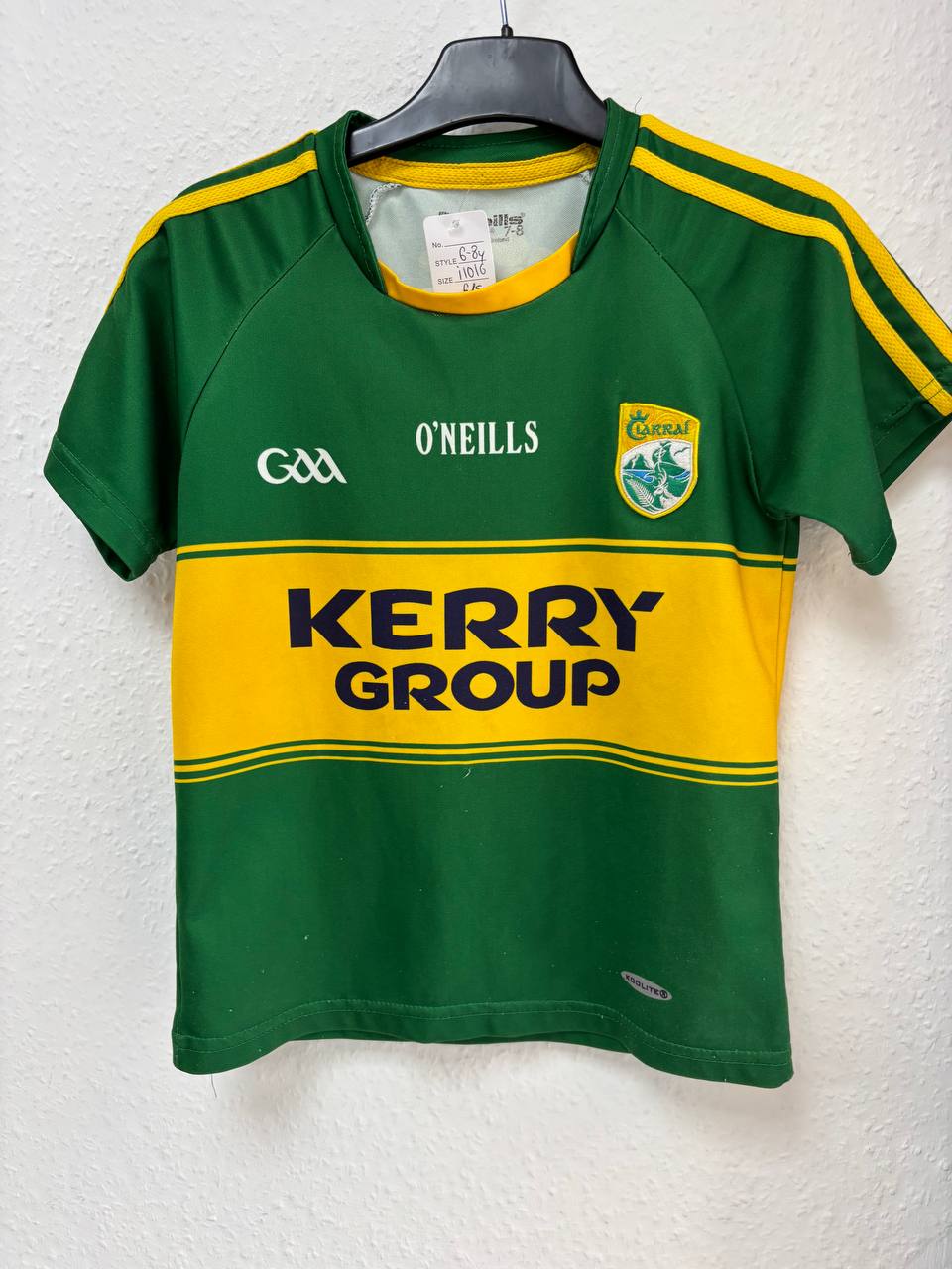 O'Neills Kerry GAA Children's Jersey  (6 - 8 Years)