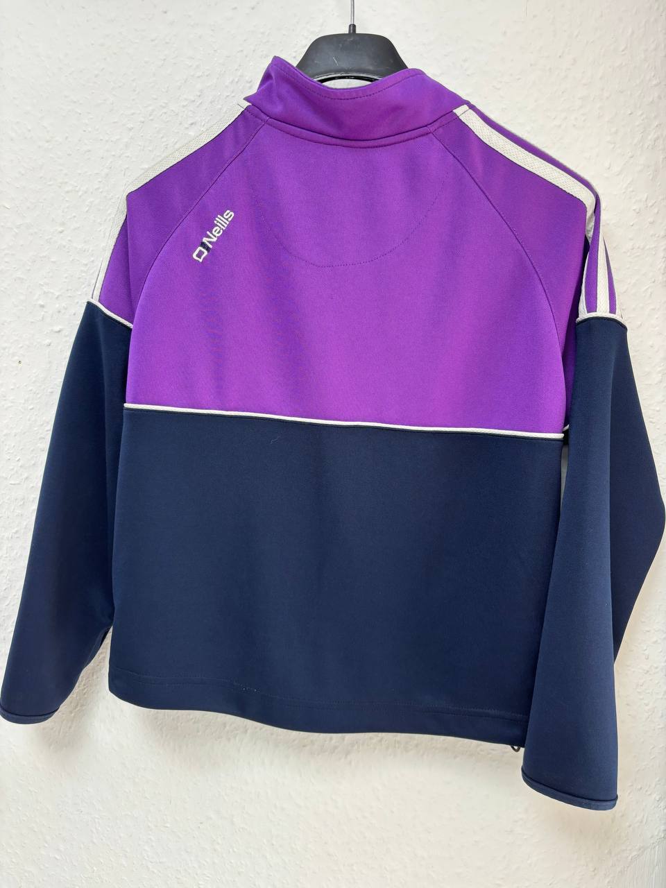 O'Neills Clontarf GAA Club Half-Zip Training Top - Purple & Navy (8 - 9 Years)