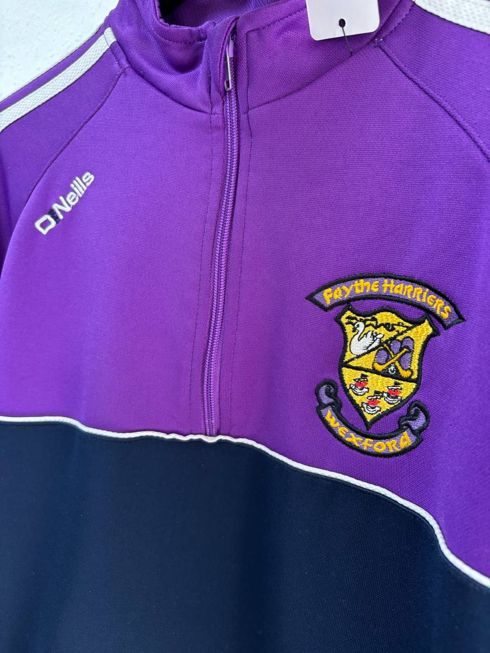 O'Neills Clontarf GAA Club Half-Zip Training Top - Purple & Navy (8 - 9 Years)